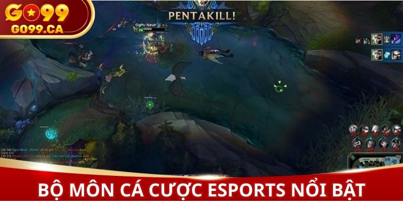 Chia sẻ bộ môn nổi bật trong cược Esport trực tuyến